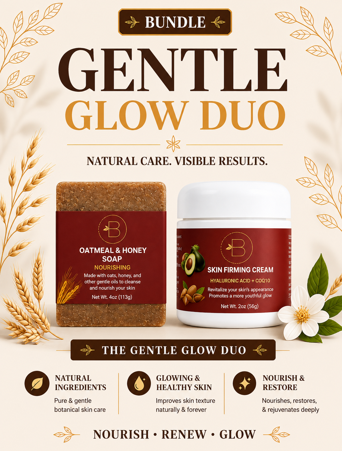 Blisfull Skin Nourishing & Glow duo — | Save 10%