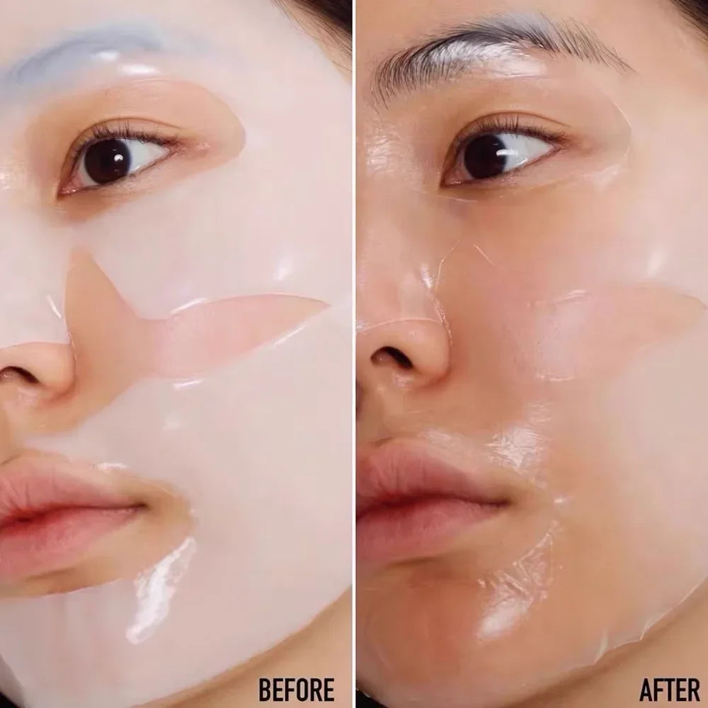 Collagen Anti Wrinkle Facial Mask Anti Aging Fade Fine Lines Firm Skin Moisturizing Brightening SkinCare Korean Cosmetics