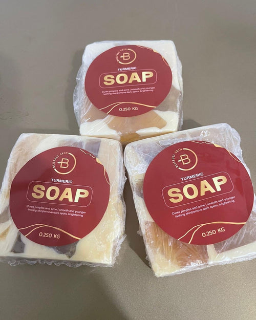 Turmeric soap bars for glowing skin